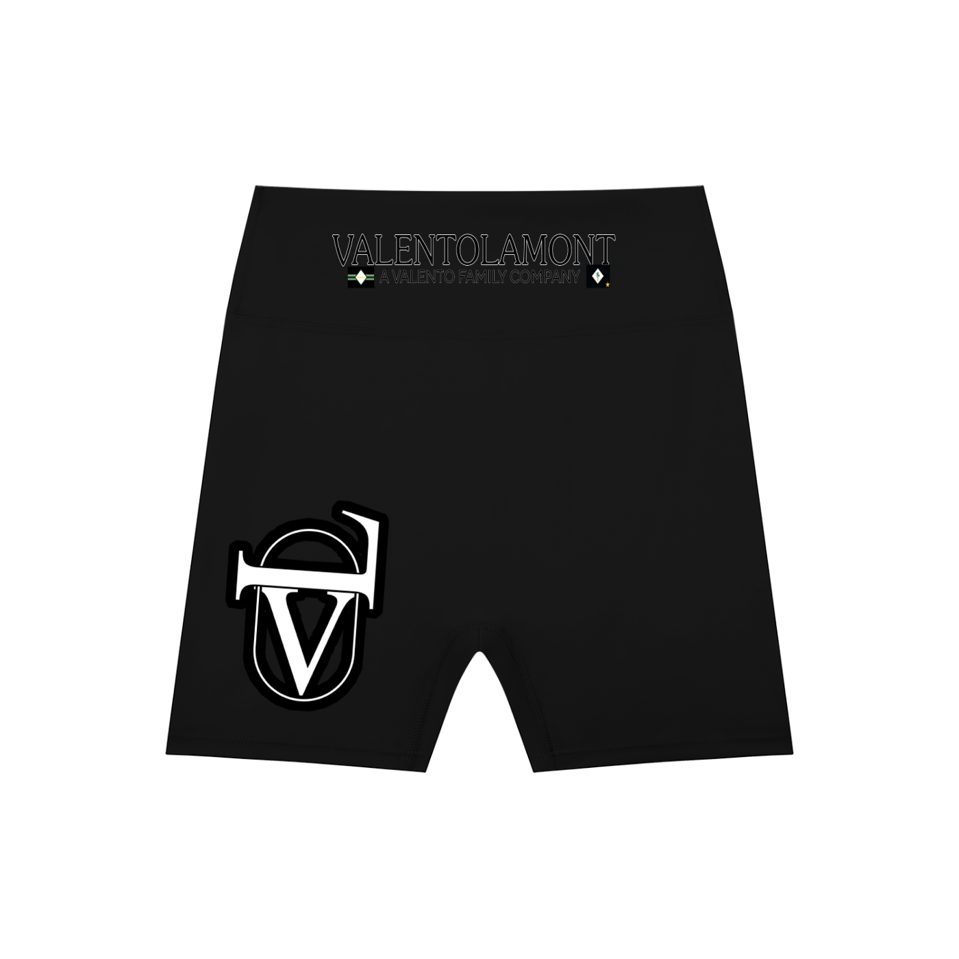 High-Waisted Blend Biker Shorts