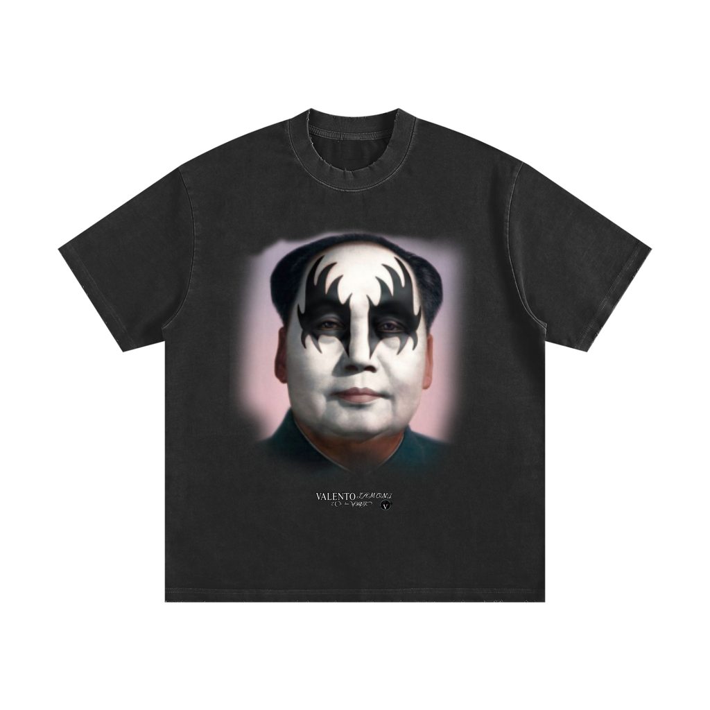 Heavyweight Vintage Washed Frayed T-Shirt