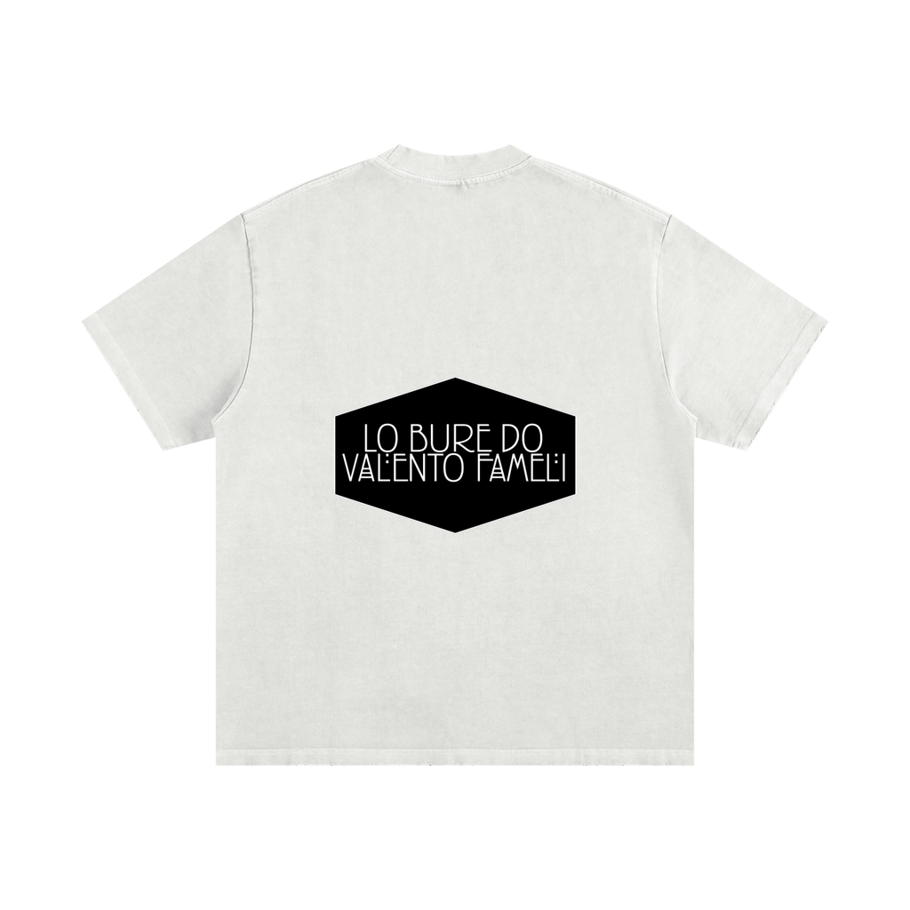 Heavyweight Vintage Washed Frayed T-Shirt