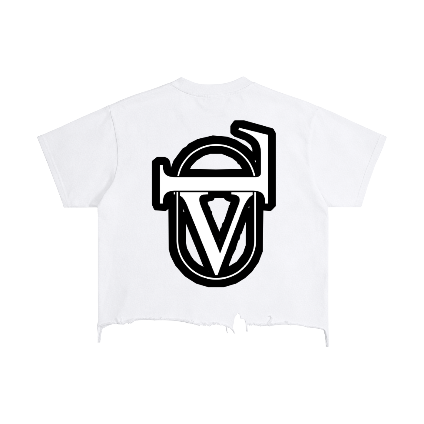 Vintage Wash Boxy Distressed Hem T-Shirt