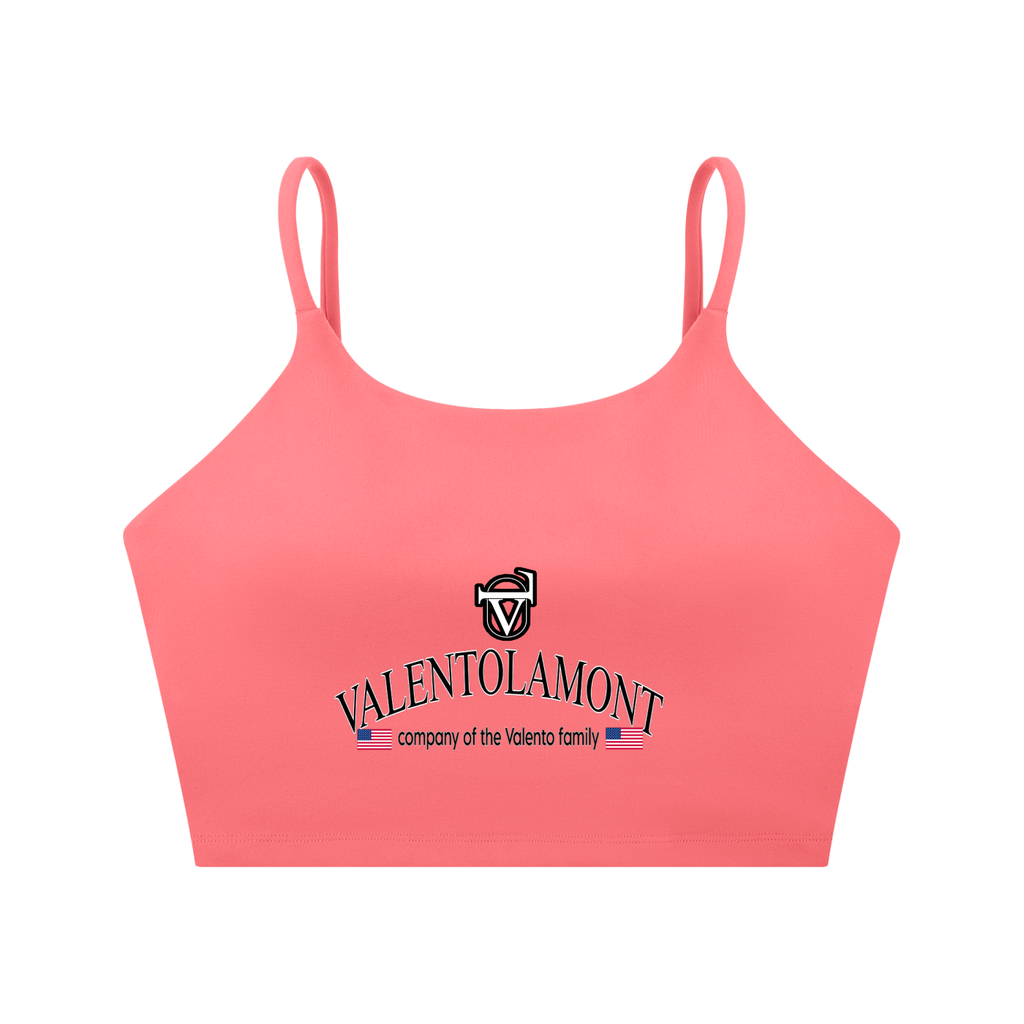 Spaghetti Strap Yoga Sports Bra