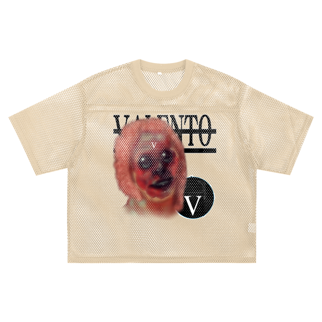 See-through Boxy Net T-shirt