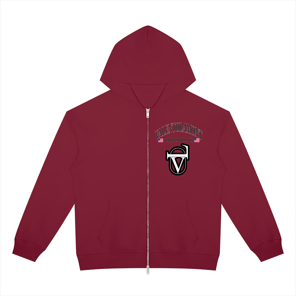 V Heavyweight Full Zip Hoodie