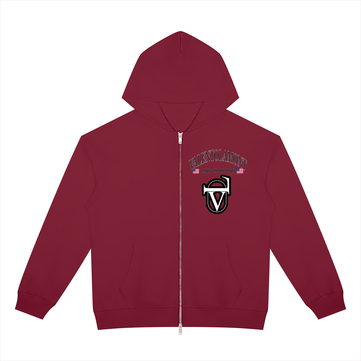 V Heavyweight Full Zip Hoodie