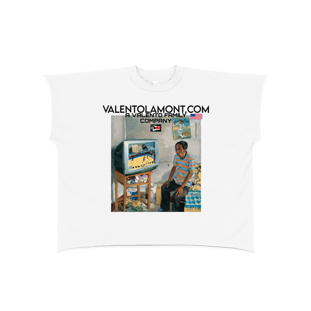 Raw Edge Boxy Non-Shrink T-Shirt