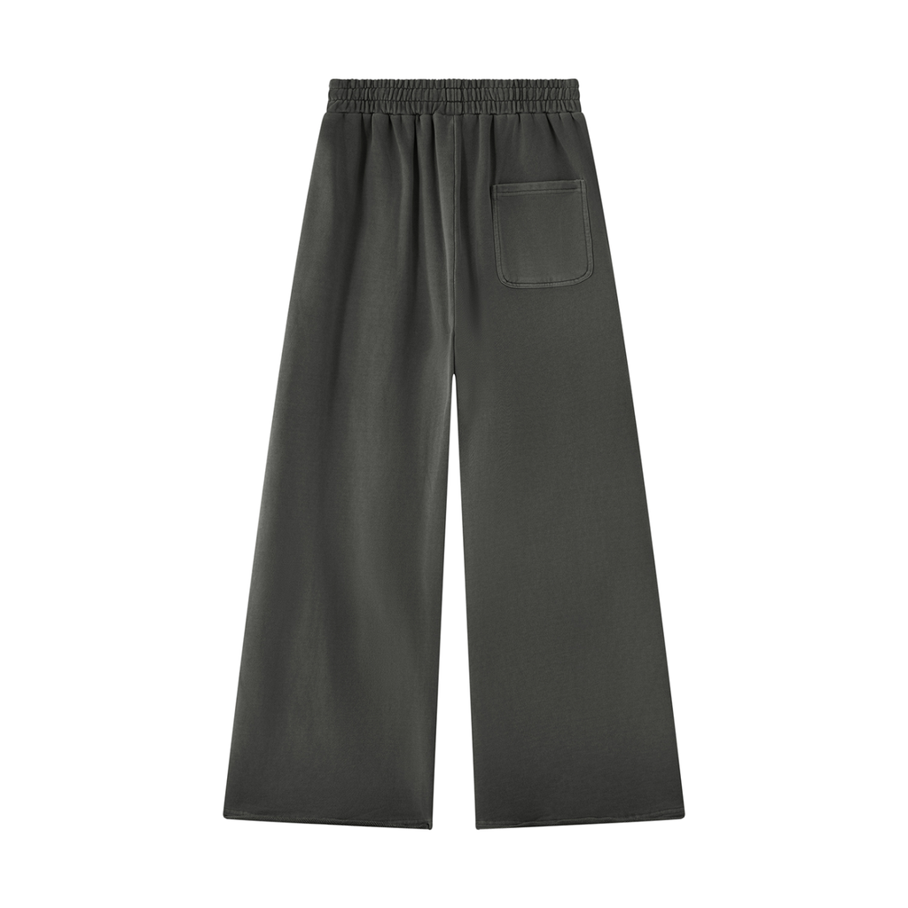 Unisex Vintage Wash Raw Edge Sweatpants