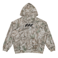 V Oversized Fleece Tree Camo Hoodie