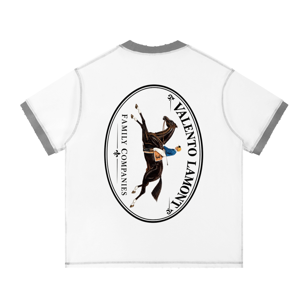 Unisex Contrast-Stitched Ringer T-Shirt