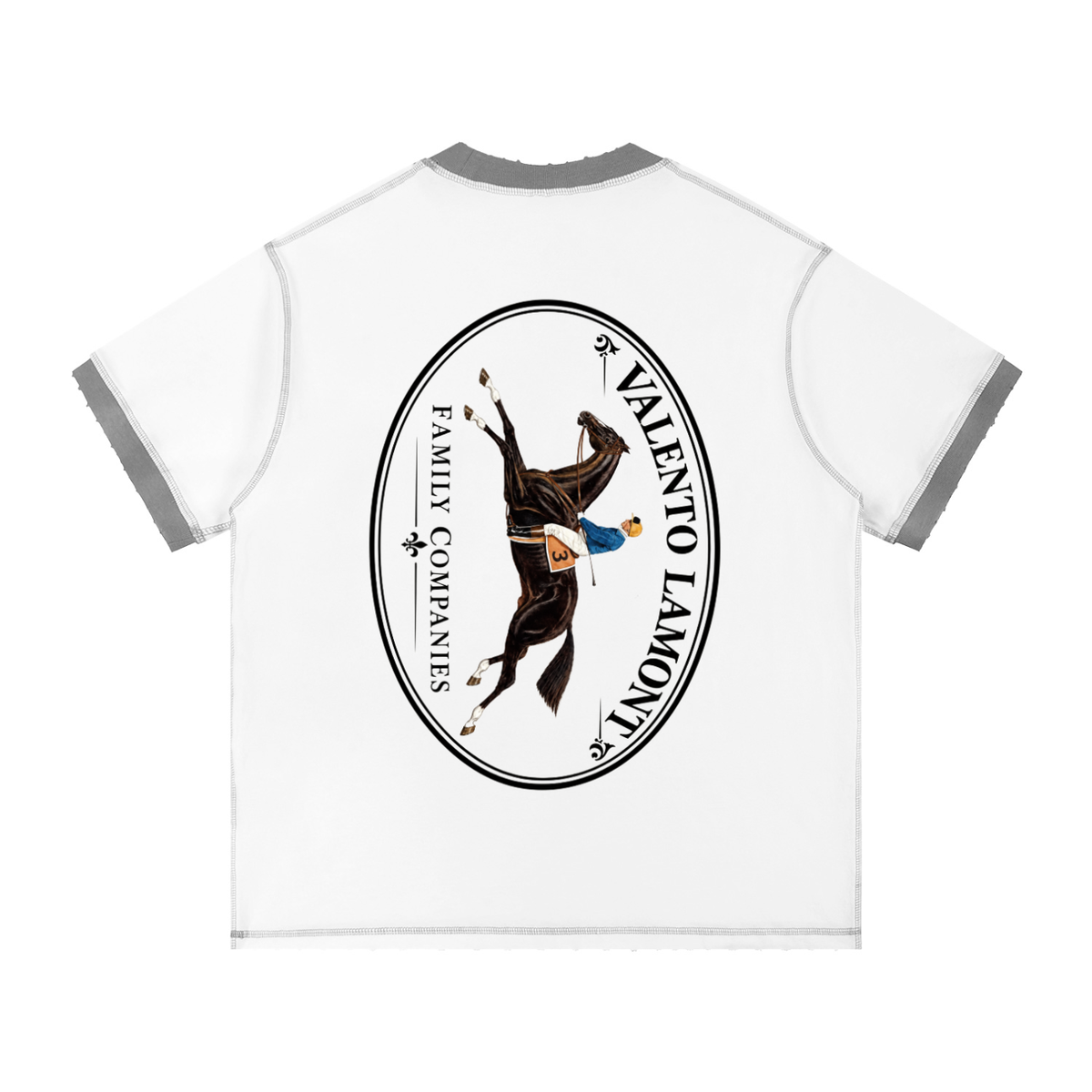 Unisex Contrast-Stitched Ringer T-Shirt