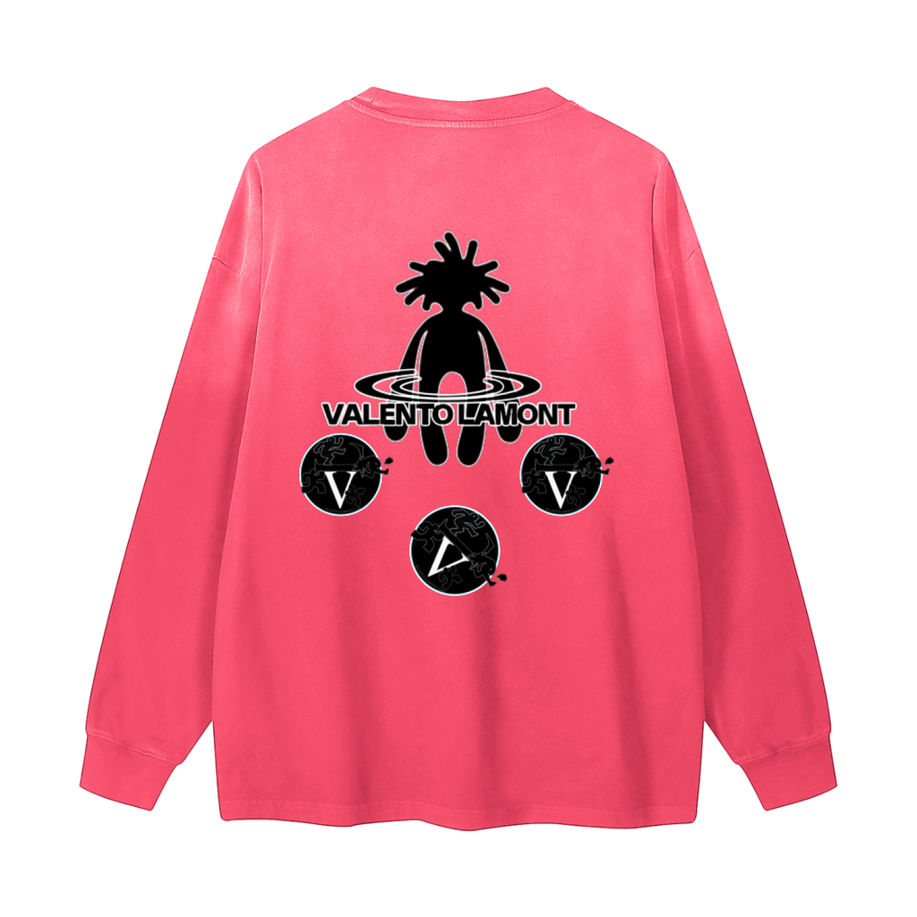 Gradient Vintage Washed Long Sleeve Tee - 270 GSM