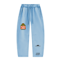 Unisex Vintage Wash Barrel Leg Fleece Sweatpants