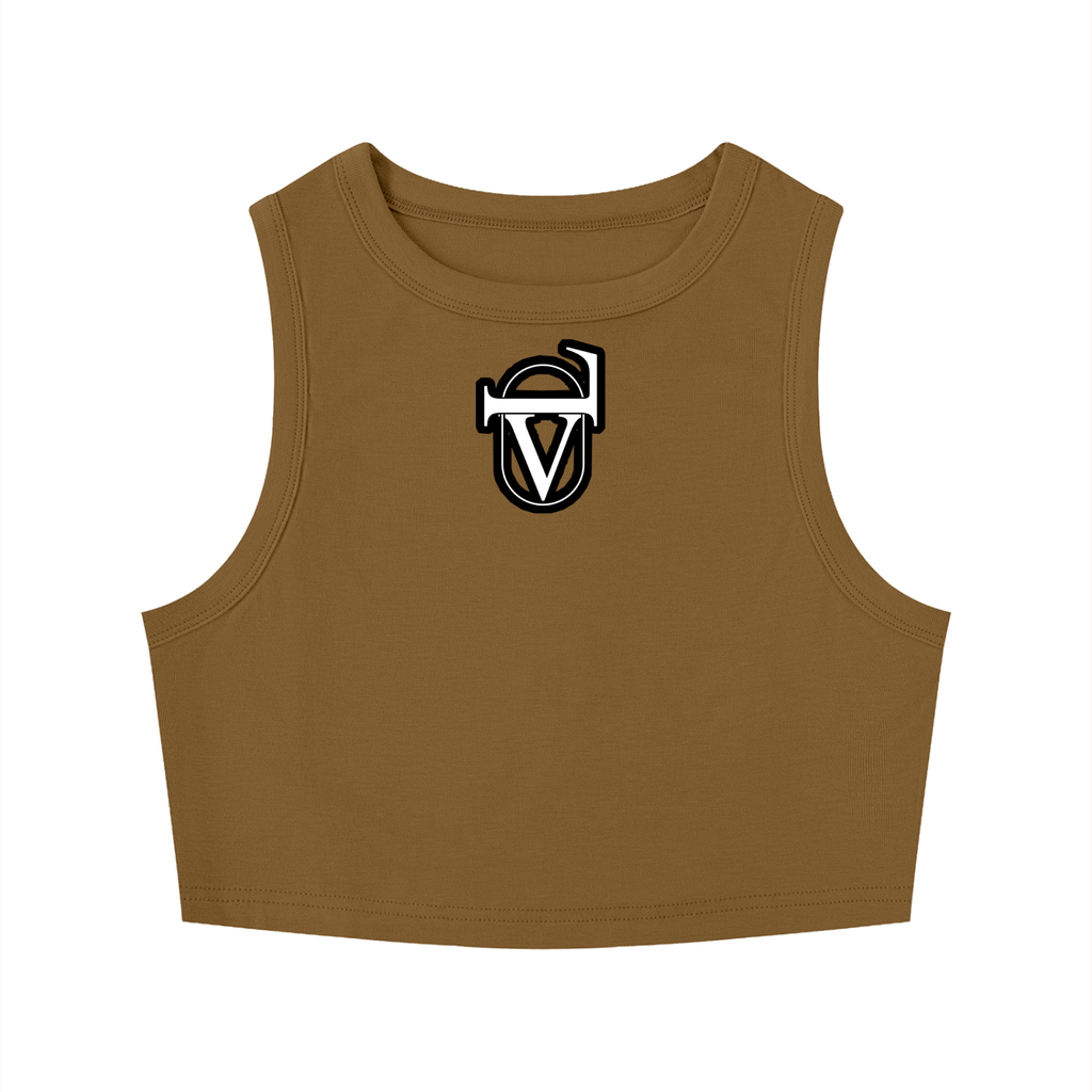 Women's Tight Crewneck Crop Tank Top