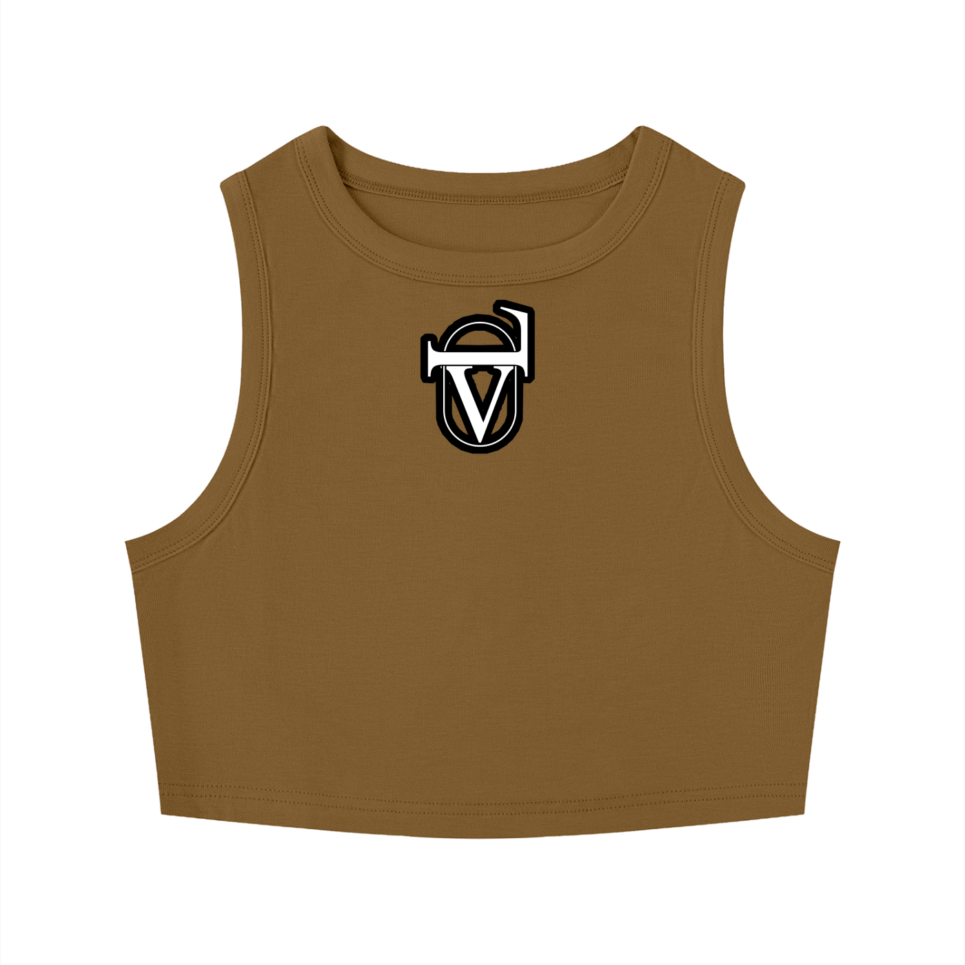 Women's Tight Crewneck Crop Tank Top