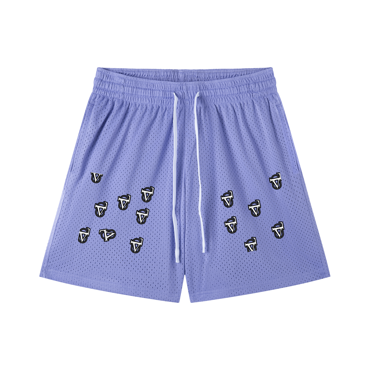 Mesh Drawstring Shorts