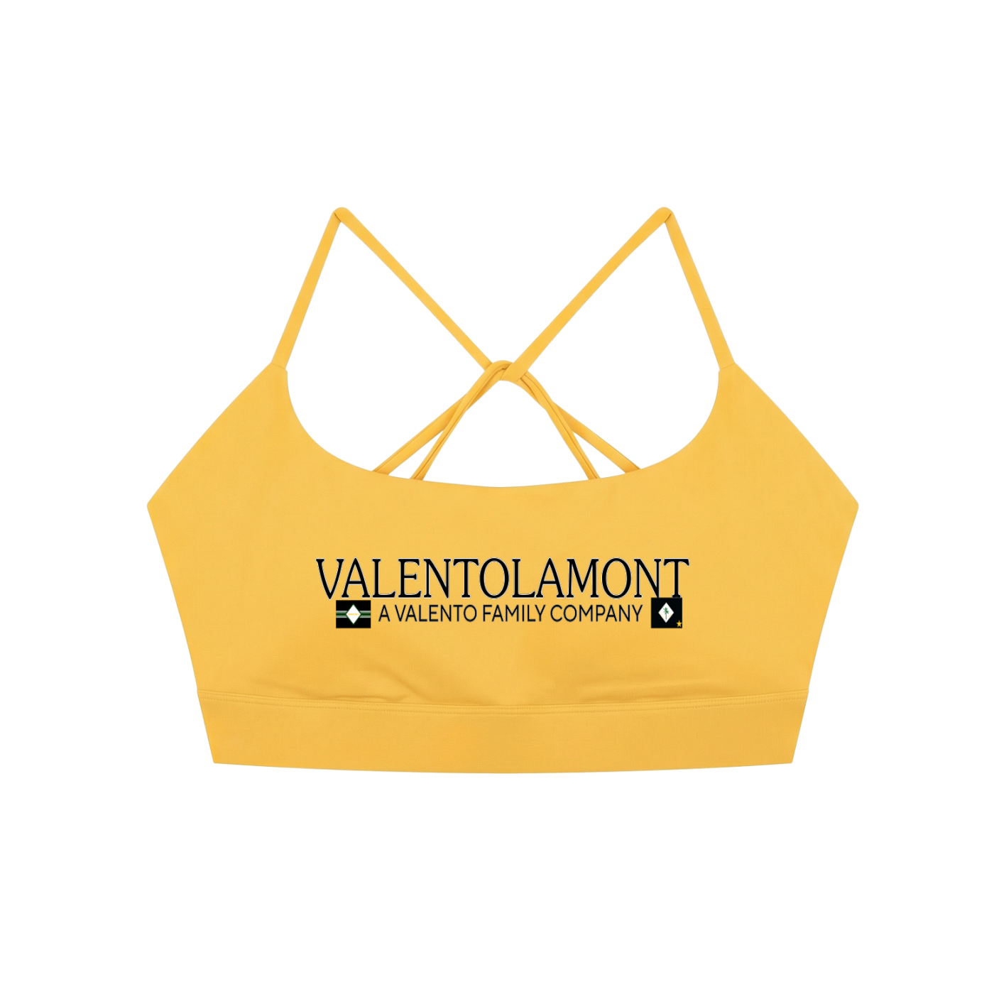 Strappy Criss Cross Yoga Sports Bra