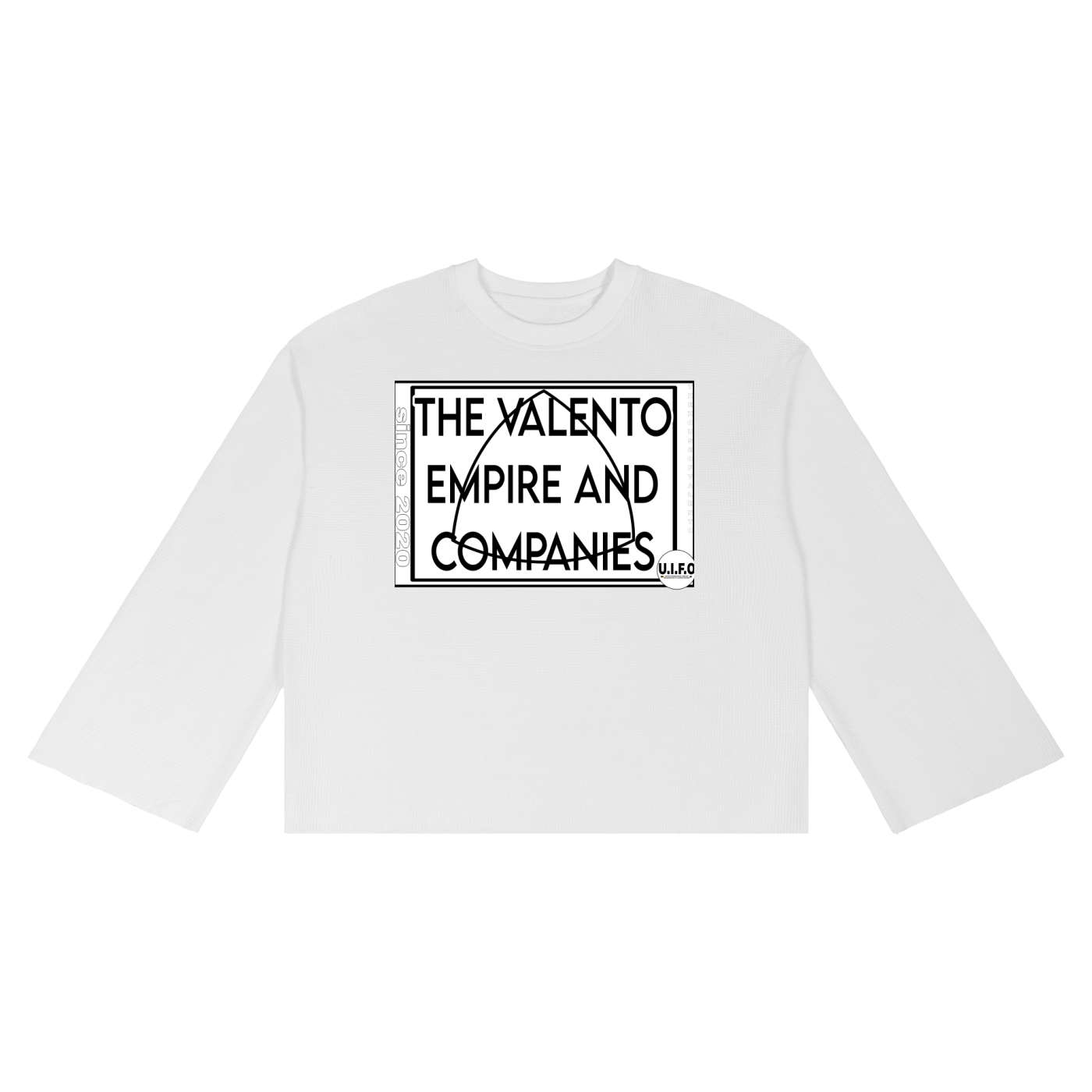 Unisex Waffle Raw Edge T-Shirt