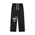 Contrast-Stitched Fleece Sweatpants