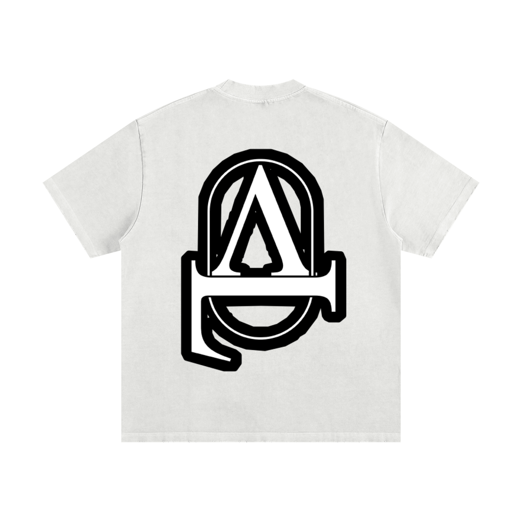 Heavyweight Vintage Washed Frayed T-Shirt