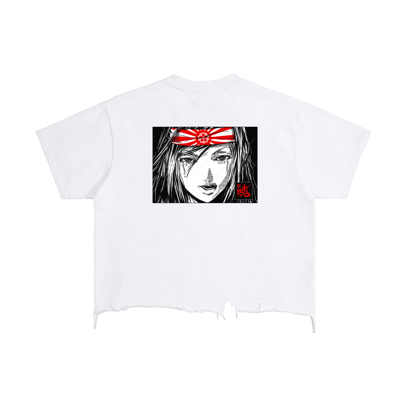 Vintage Wash Boxy Distressed Hem T-Shirt