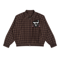 Unisex Plaid Full-Zip Track Jacket