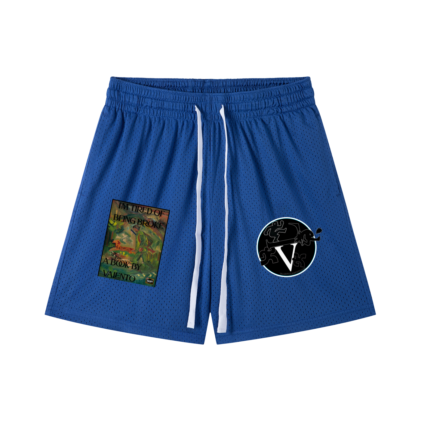 Mesh Drawstring Shorts