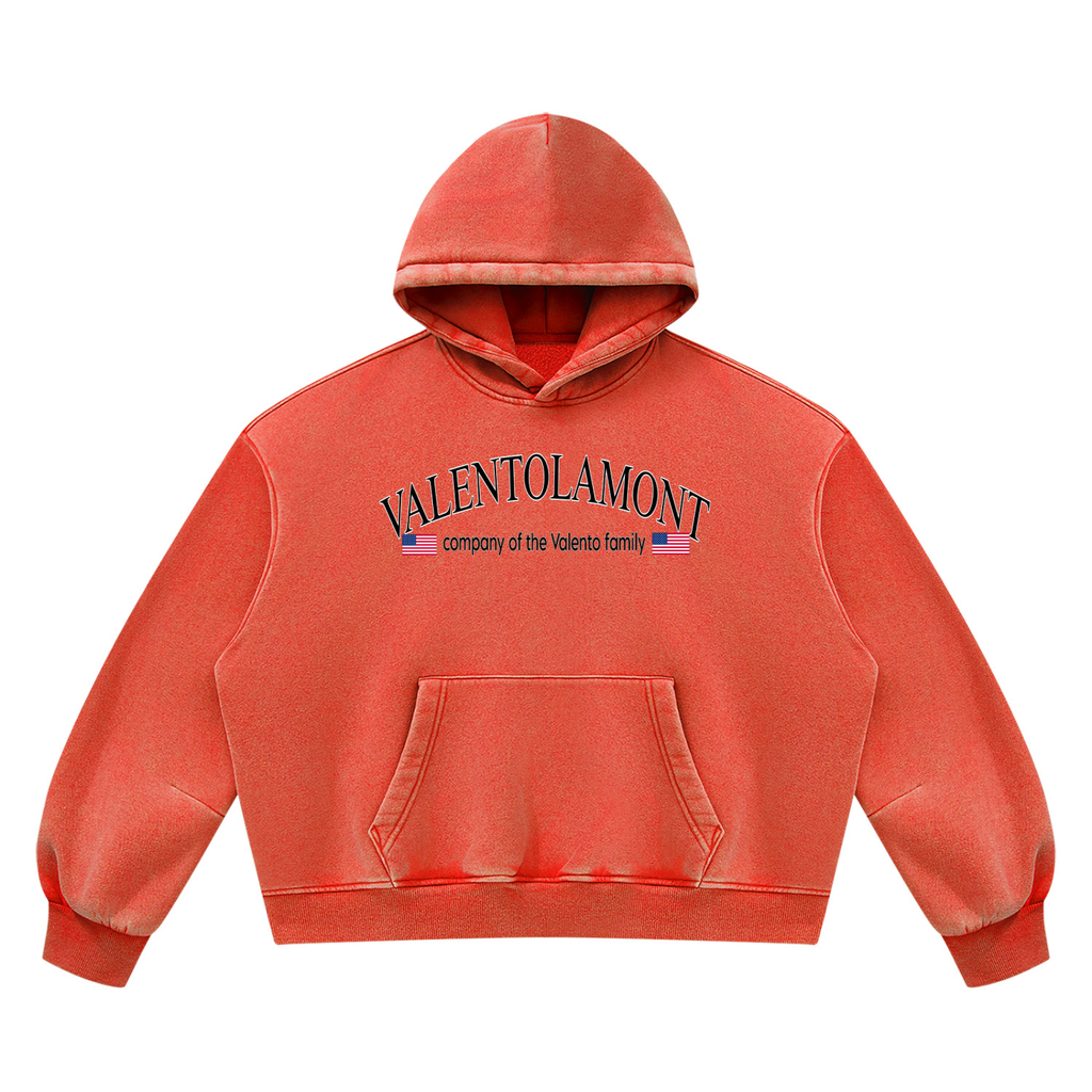 V Wash Boxy Fleece Hoodie