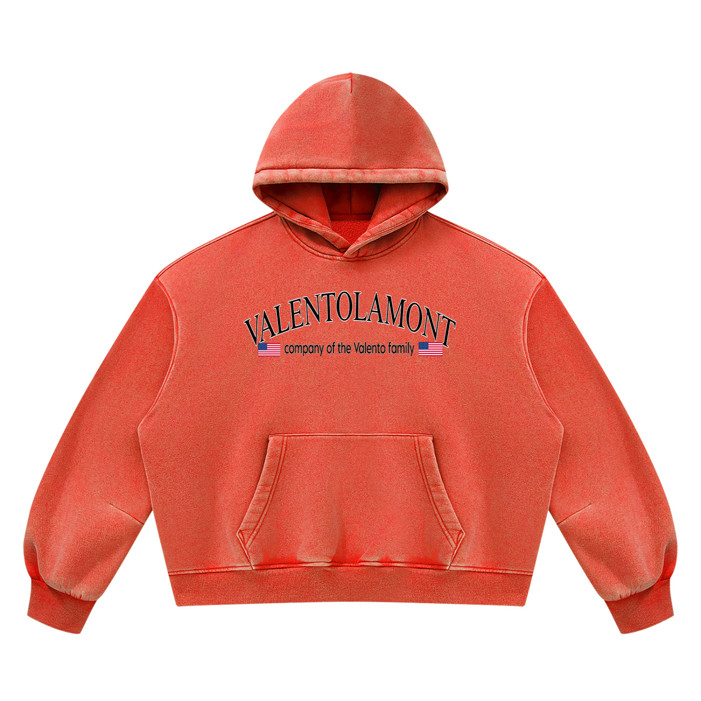V Wash Boxy Fleece Hoodie