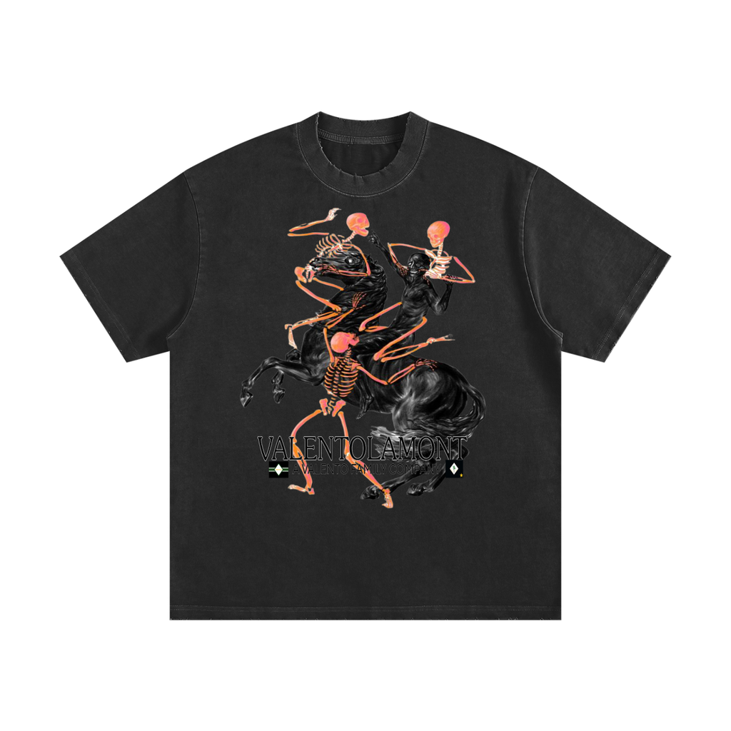 Heavyweight Vintage Washed Frayed T-Shirt