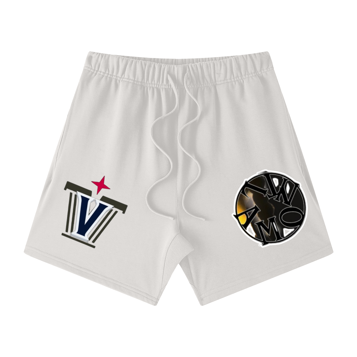 Unisex Earth Tone Loose Fit Cotton Shorts