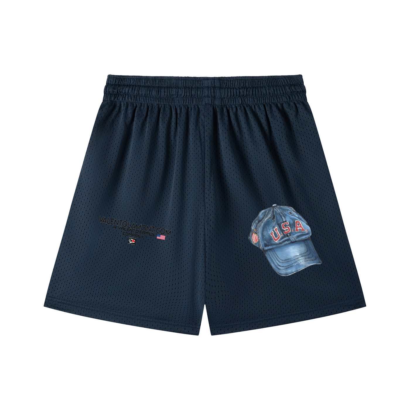 Mesh Drawstring Shorts