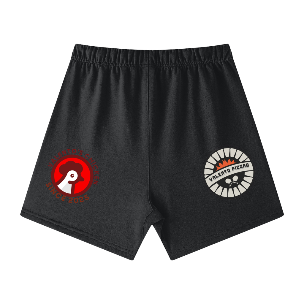 Unisex Earth Tone Loose Fit Cotton Shorts