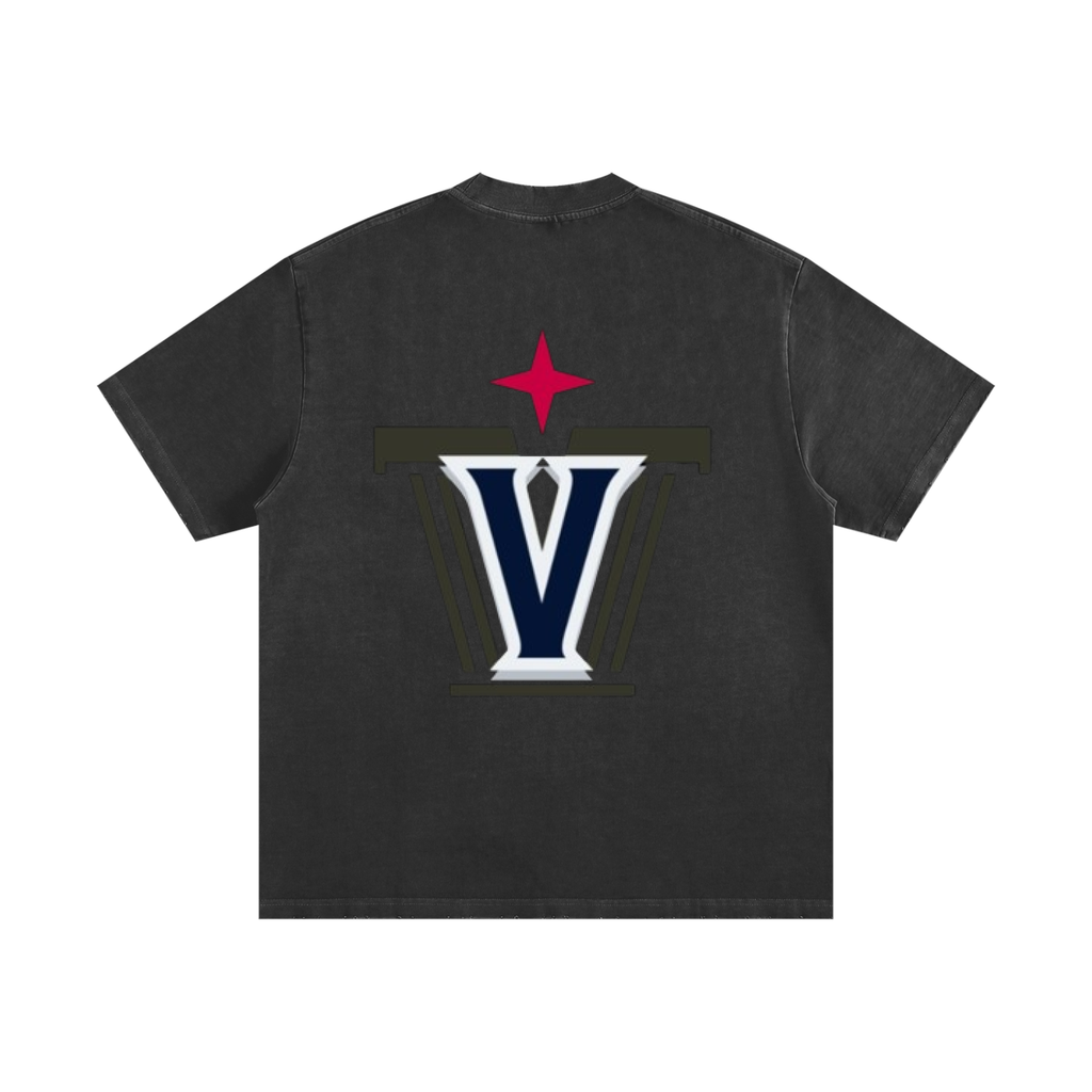 Heavyweight Vintage Washed Frayed T-Shirt