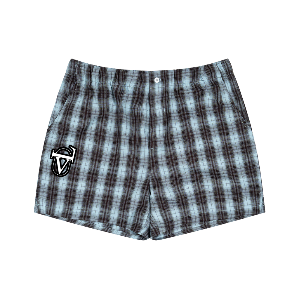 Unisex Plaid Shorts