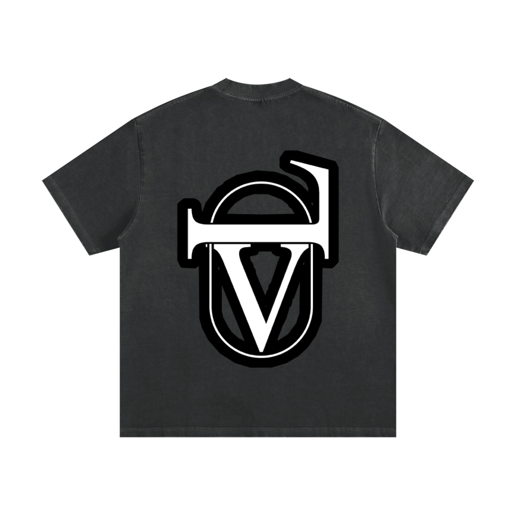 Heavyweight Vintage Washed Frayed T-Shirt