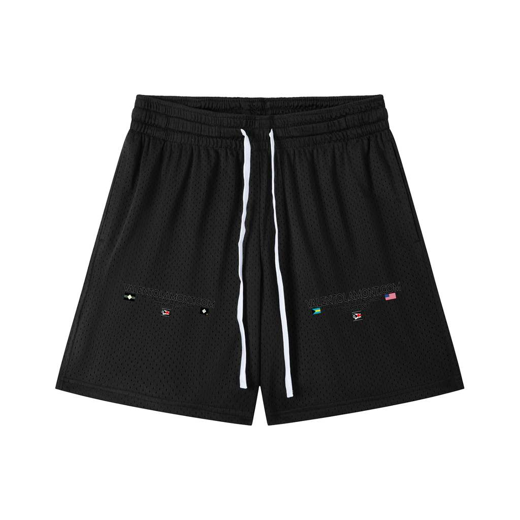 Mesh Drawstring Shorts