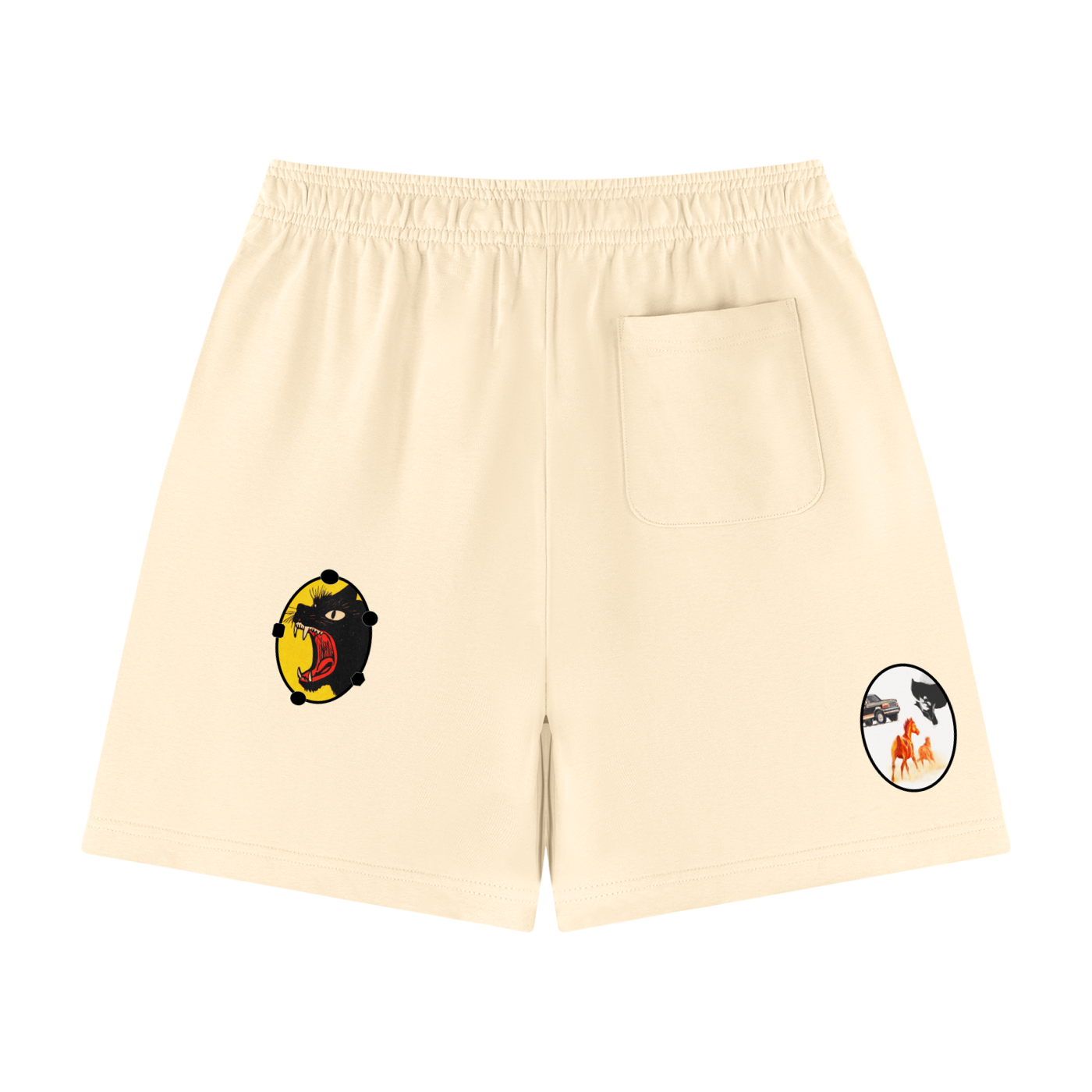 V Cotton Shorts