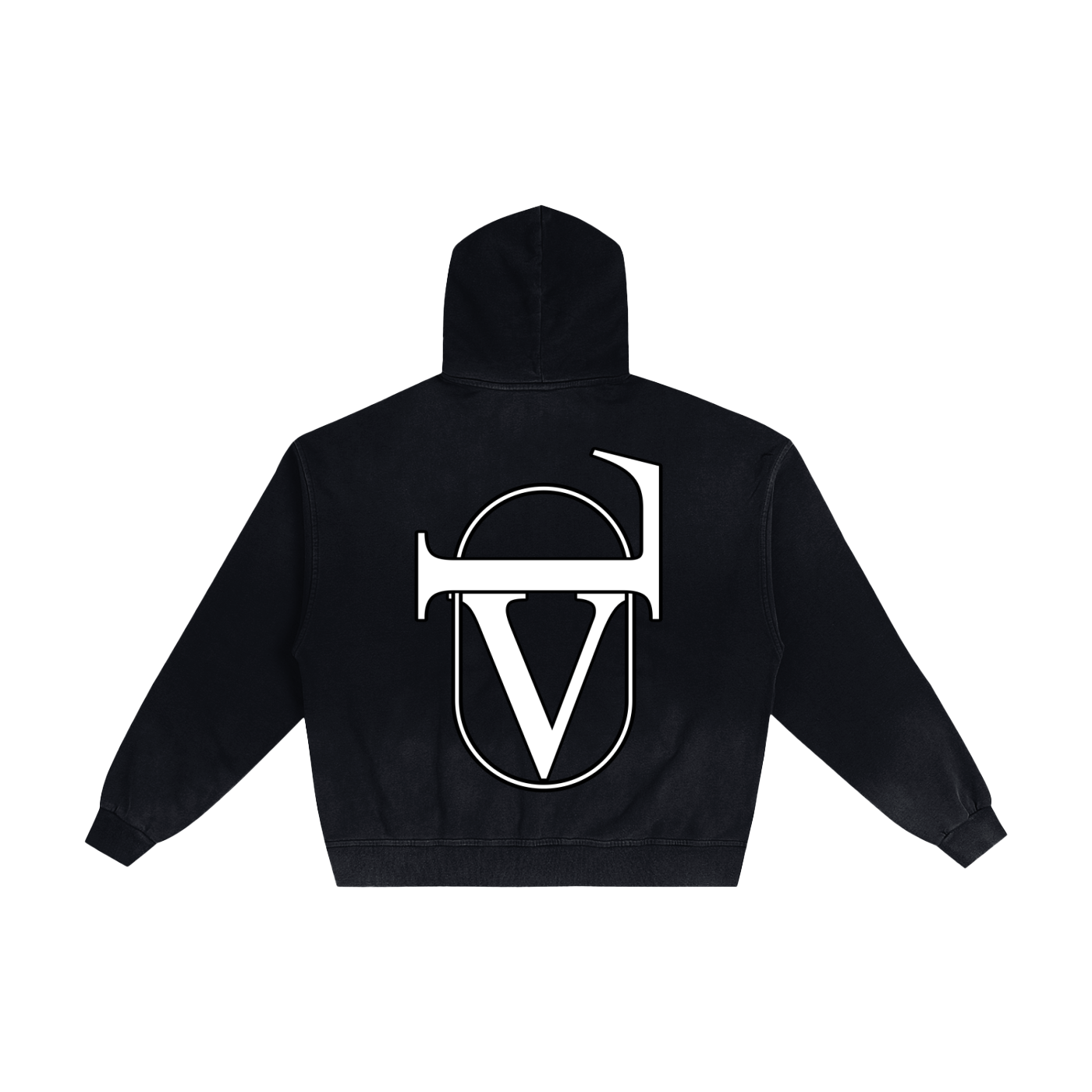 Hand-Frayed Sunfade Zip Hoodie