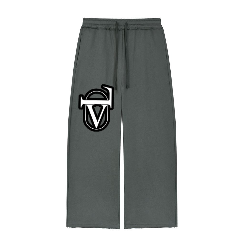 Women’s Wide Leg Raw Edge Sweatpants