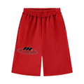 Unisex Raw Edge Fleece Shorts