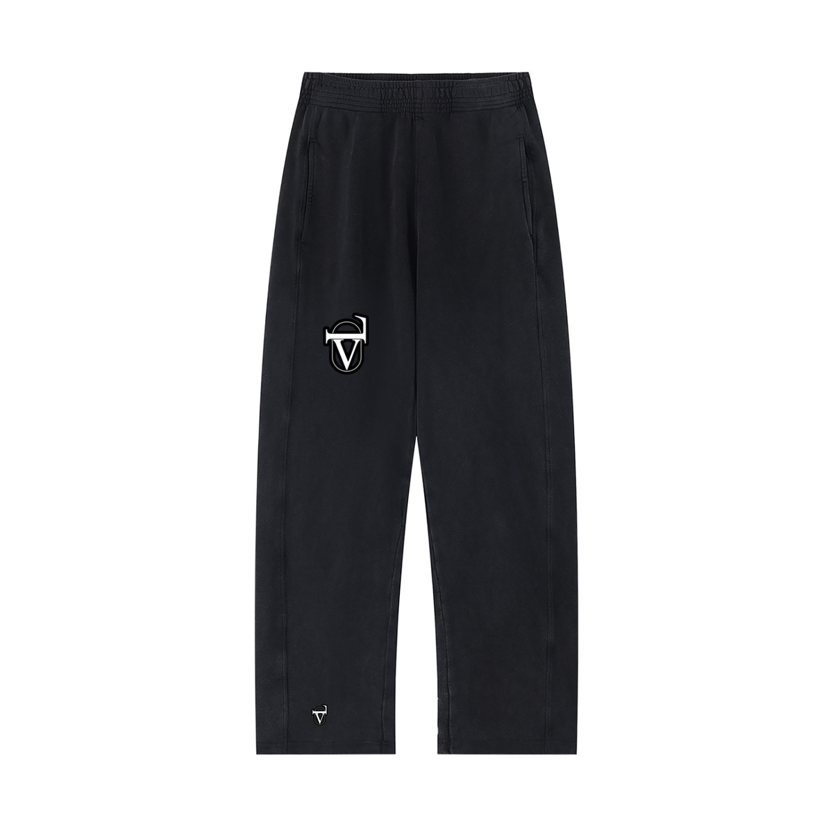 V Mineral Wash Straight Sweatpants