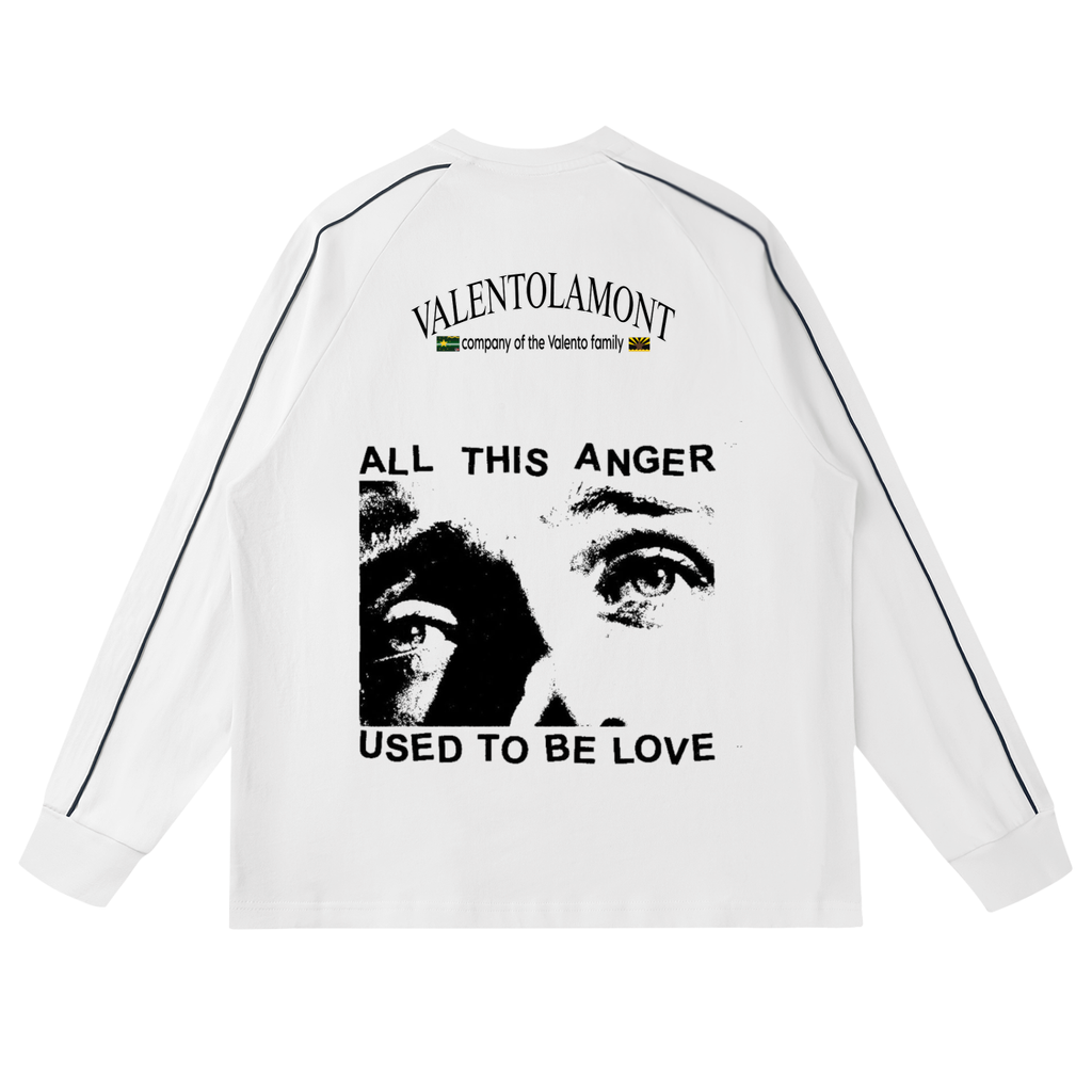 Contrast Panel Raglan Sweatshirt