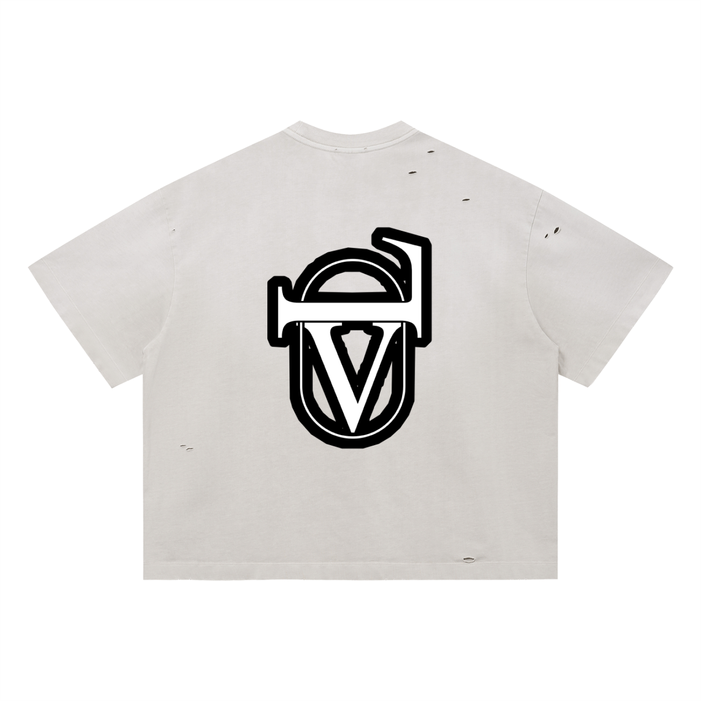 Vintage Washed Distressed Boxy Oversized T-Shirt