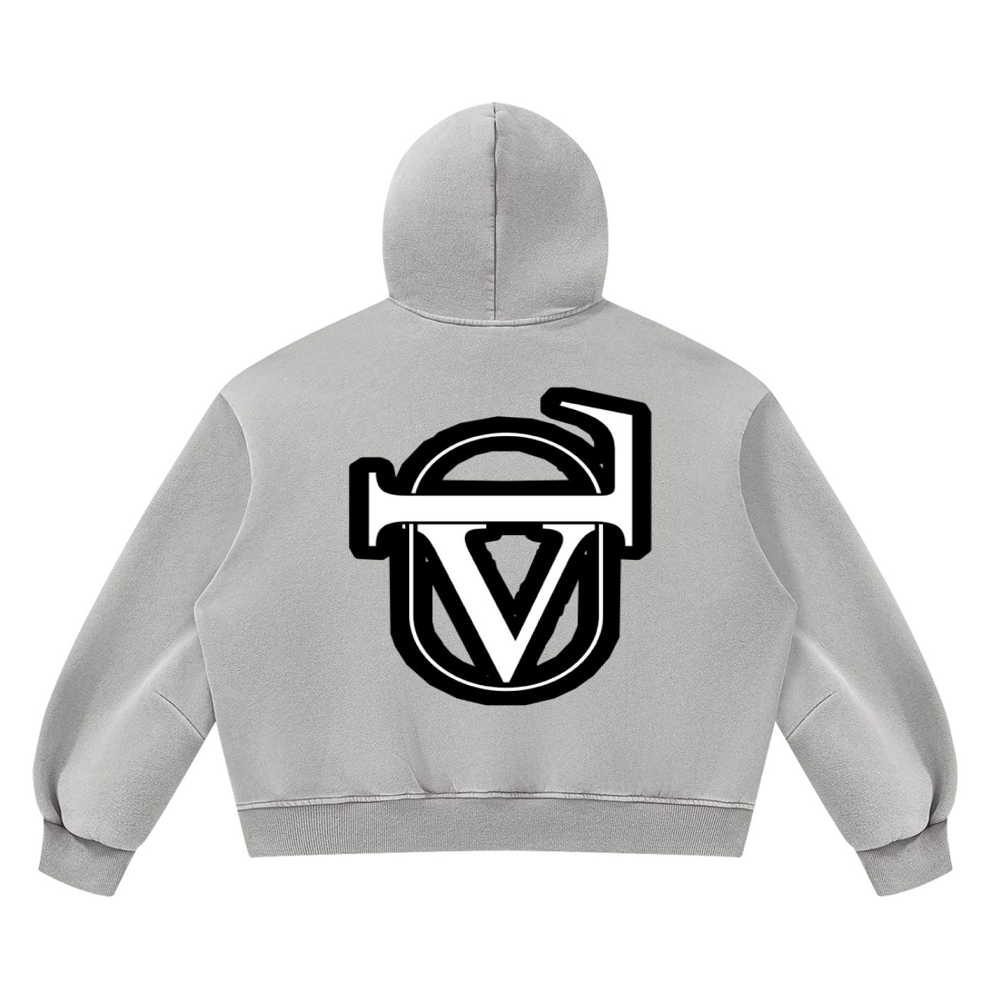 V Wash Boxy Fleece Hoodie