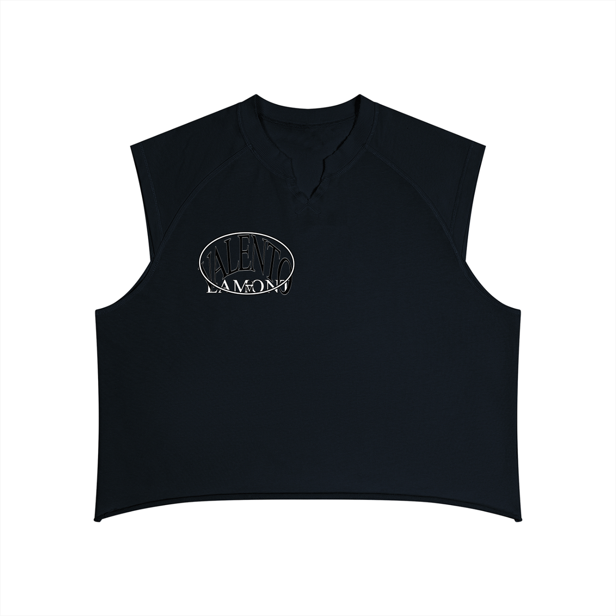 Men’s Boxy Raw Hem Tank Top