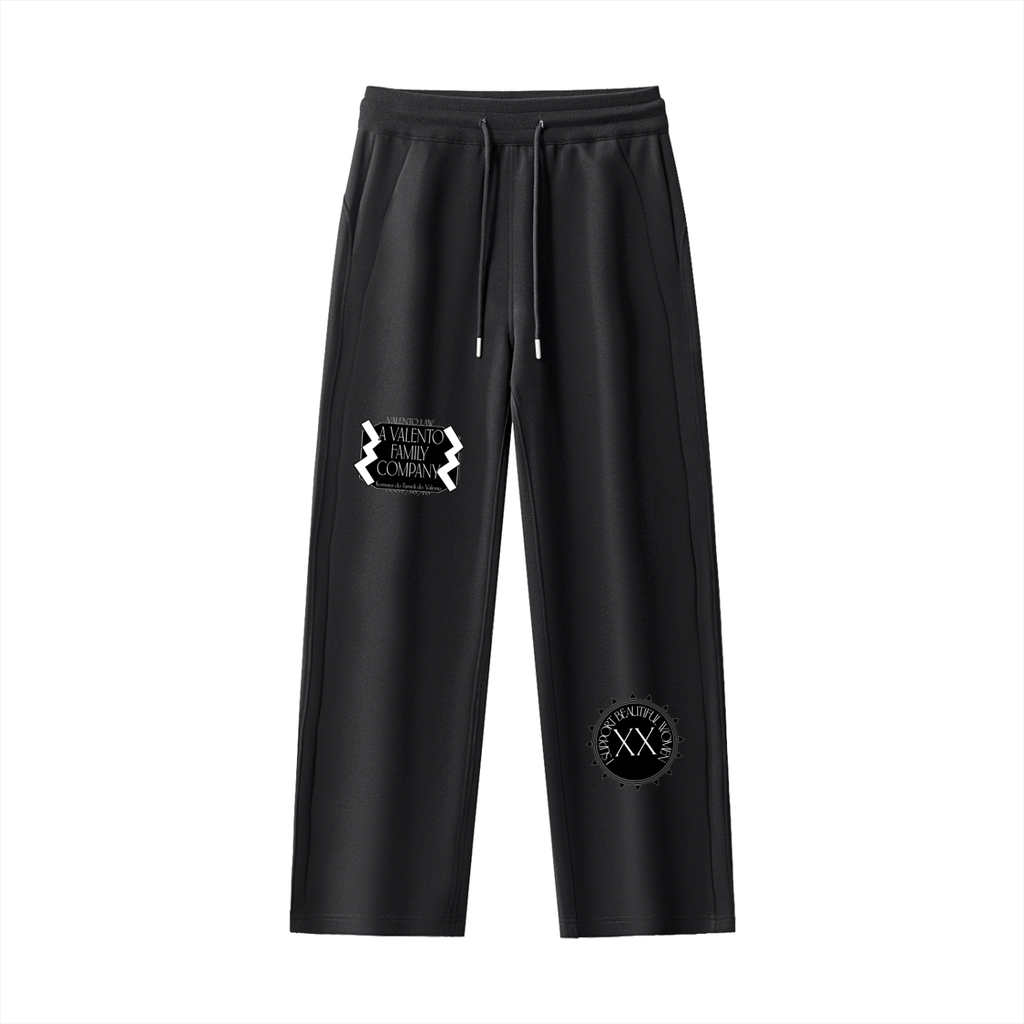 Essential Drawstring Straight-Leg Sweatpants