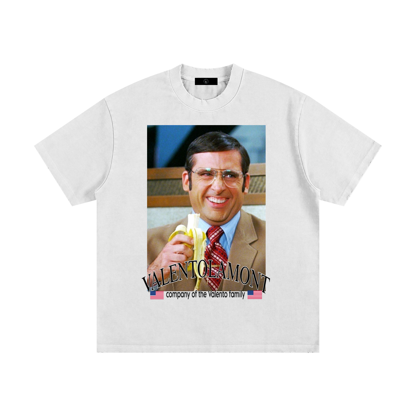 Heavyweight Vintage Washed Frayed T-Shirt