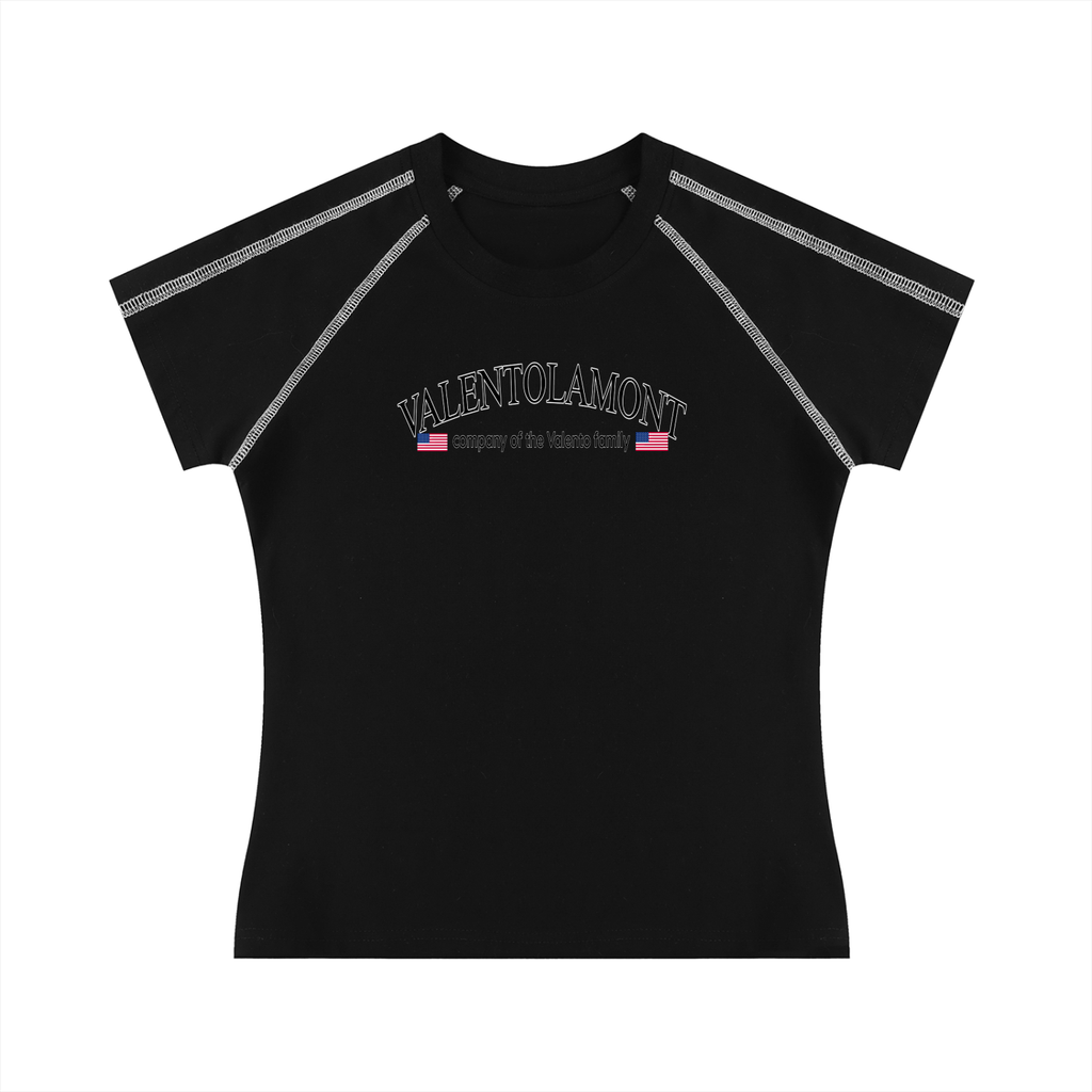 Women's Contrast Stitch Raglan T-Shirt