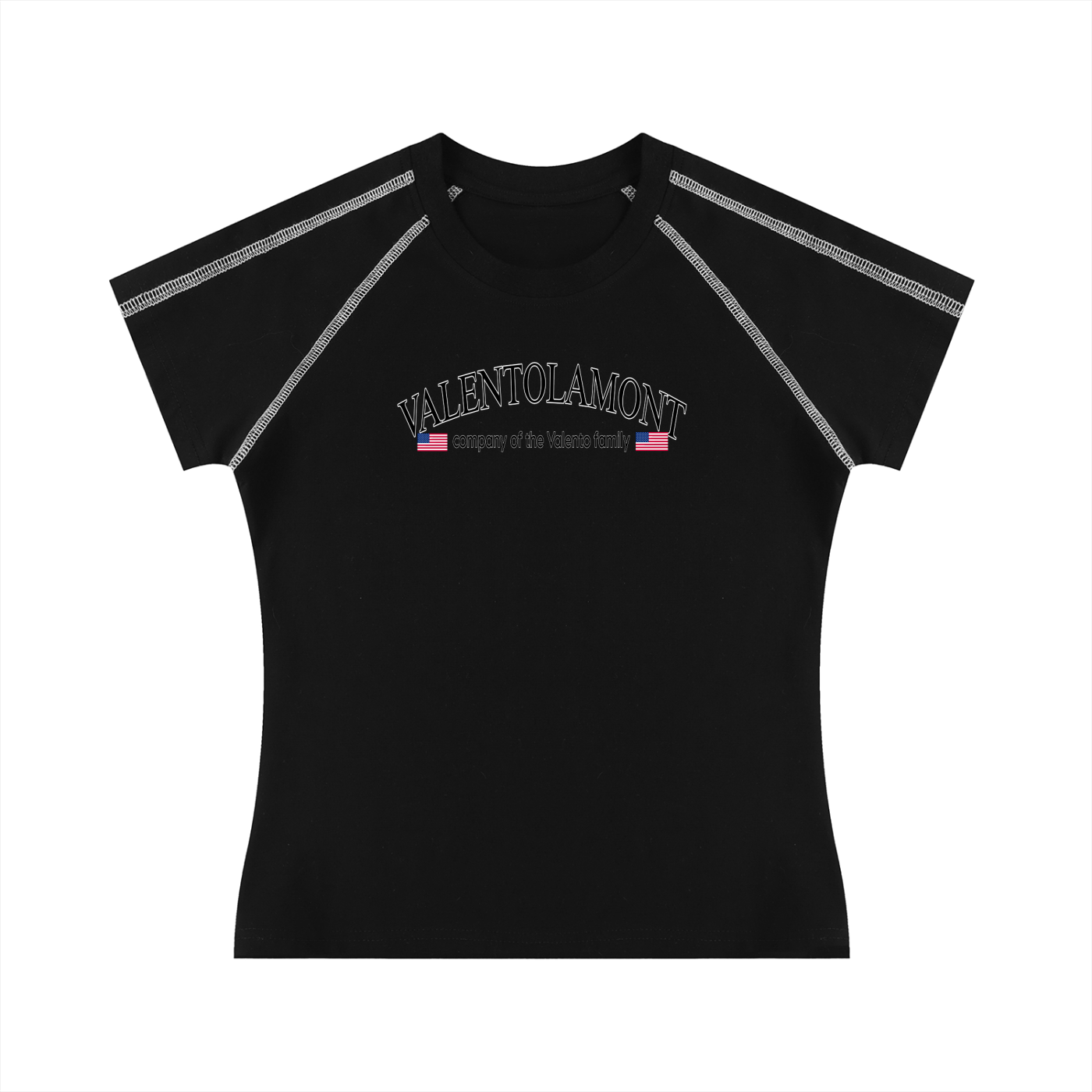 Women's Contrast Stitch Raglan T-Shirt