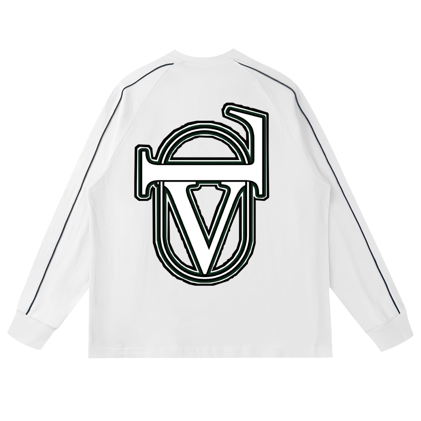 Contrast Panel Raglan Sweatshirt