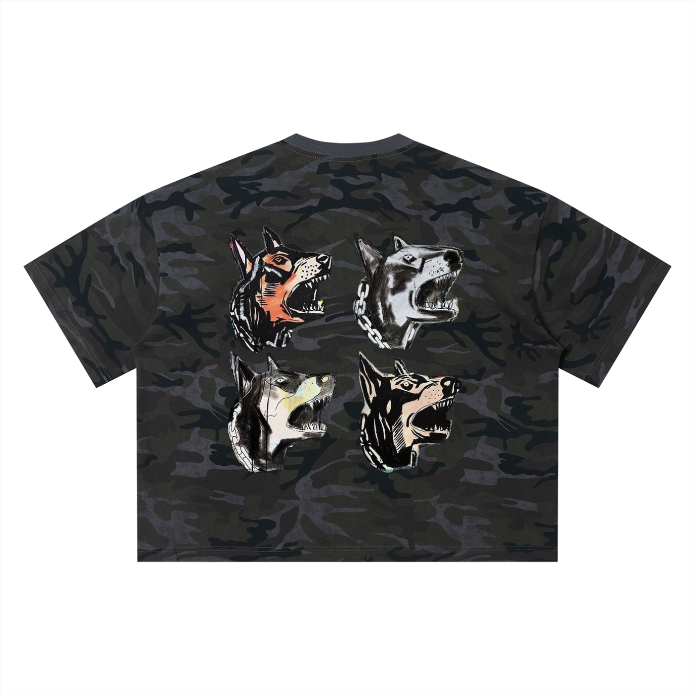 Unisex Camo Boxy T-Shirt